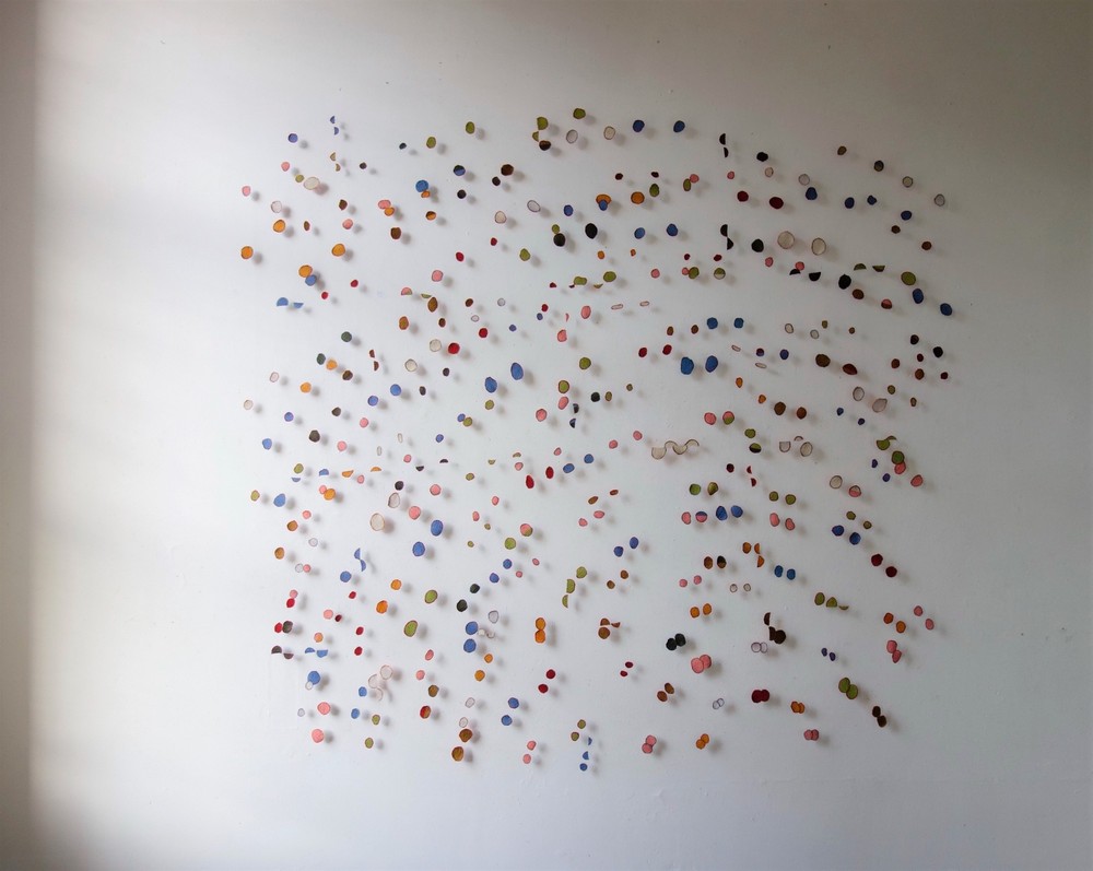 Marian Bijlenga, "Sphere", 2018, 200 x 200 cm.