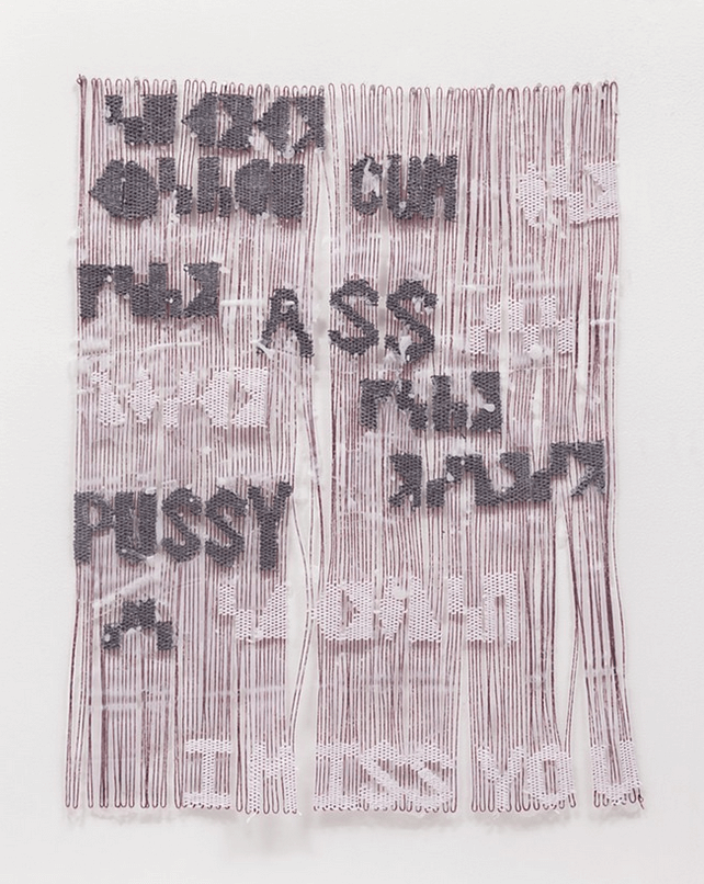 Nicole Pyles, "I Miss You", 2017, 36 x 26 inch.